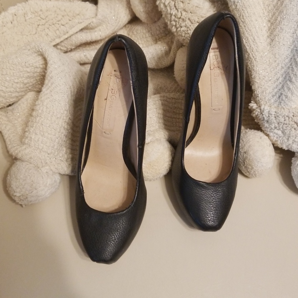 BCBG platform heels